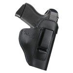 IWB Leather Holster, Inside Waistband Carry Gun Holster Compatible with Glock 19/43/43X Springfield XDS/Hellcat Taurus G2C/G3/G3C/GX4 S&W M&P Shield 9mm Ruger LC9S/MAX 9/Security 9 HK CZ SCCY CPX1