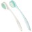 BEDELITE Back Bath Brush Long Handle for Shower of 2 - Soft Shower Brush for Men & Women,Back Brush Scrubber - 16.4 Long Skin Exfoliator for Bath Scrubber Body Brush2 Pack, Blue & Ivory