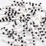 MAZEL Natural Wood/Bamboo Golf Tees 2 3/4 Inch & 3 1/4 Inch,Pack 50 or 120,Reduce Friction & Side Spin,More Stable Golf Tees (50 Pack(25 * 2-3/4+25 * 3-1/4),White)