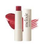 Melixir Vegan Lip Butter (12 Colors), Hydrating Tinted Lip Balm Stick, Bee-Free, Petrolatum-Free, Plant-Based, Moisturizes Dry & Chapped Lips With Shea Butter, Sheer, Natural Finish - 10 Flutter