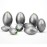 AMYSPORTS Egg Lead Fishing Weights Kit Drop Bass Weights Sinker Tackle Saltwater Casting Fishing Sinkers Set Oval Freshwater 8pcs 2.1oz