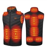 HSOSK Heated Vest USB Electric Heated Vest Heating Jacket Winter Vests for Outdoor Motorcycle Camping Fishing Skiing