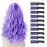 MSDADA Purple Hair Chalk for Girls - 10 Pcs New Hair Chalk Comb Temporary Bright Washable Hair Color Dye for Kids - Christmas Birthday Easter St. Patrick\'s Day Gifts Toys for Girls Kids
