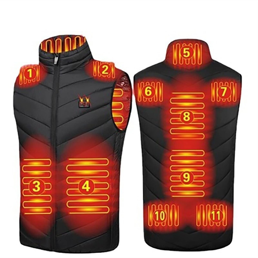 HSOSK Heated Vest USB Electric Heated Vest Heating Jacket Winter Vests for Outdoor Motorcycle Camping Fishing Skiing