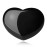 MAIBAOTA 45 mm Black Obsidian Stone Large Heart Stone Healing Crystals Gifts for Women Natural Reiki Gemstone Polished Heart Shaped Rocks Meditation