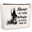 GevGuxLuo Friends Gift for Women, Inspirational Birthday Christmas Gifts for Her Best Friend Bestie Sister, Never Let Your Wings Be Stolen from You, Makeup Bag