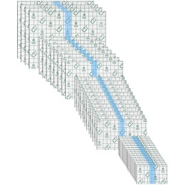 BBTO 100 Pcs Transparent Stretch Adhesive Bandage Waterproof Clear Patches Cover Protective Shower Film Wrap (3,5,6,8,Inch)