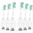 Replacement Heads for Philips Sonicare E-Series - Ofashu Brush Head Compatible with Essence Xtreme Elite Advance 7022 5610 White, 6 Packs Screw-on Electric Toothbrush