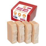 Goat Milk Stuff Goat Milk Soap - OATMEAL MILK & HONEY | All-Natural, Creamy Lather, and Nourishing Soap Bar - Handmade (Box of 4)