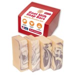 Goat Milk Stuff Goat Milk Soap - BLACK RASPBERRY | Made with Farm-Fresh Goat Milk, Goat Milk Soap for Face - Leaves Skin feeling Renewed and Natural - Handmade (Box of 4)