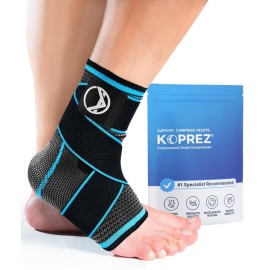 Koprez Plantar Fasciitis Sleeve - Plantar Fasciitis Relief, Plantar Fasciitis Socks, Ankle Compression Sleeve, Ankle Support for Women, Plantar Fasciitis Brace, Ankle Sleeve, Ankle Support Men