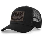 Naicissism American Fish Flag Trucker Hat, Fishing Gifts for Men, Outdoor Snapback Fishing Hat Perfect for Fishing and Daily Use
