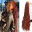 36 Inch 7 Packs Soft Locs Crochet Hair Ginger Color Whole Strand No Extended Long New Faux Locs Pre-looped Super Lightweight Synthetic Hair Braids For Black Women (36inch, 7packs, 350)