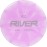 Latitude 64 Retro Burst River | Disc Golf Fairway Driver | Easy-to-Throw Disc Golf Driver for Beginners | Straight Flying | 170g+ Frisbee Disc | Unique Burst Patterns | Pink