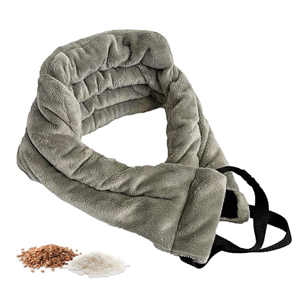 Versa Plus Versatile Heated Neck Wrap Microwavable - Neck Warmer Microwave Heating Pad for Shoulders, Sore Muscles - 29 Inches - 1 Pack