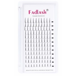 Premade Spikes Eyelash Extensions Wispy Spike Lashes Mink Single Thick Fairy Eyelashes Cluster Individual Classic Eyelash Extensions (D Curl 15mm)