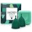 SHORDY Reusable Menstrual Cups (Large) Set of 2 with Mini Box, Medical Grade Silicone, Coupe Menstruelle, Safe Period Cup, Heavy Flow Kit, Feminine Hygiene, Tampons, Pads & Disc Alternative (Green)