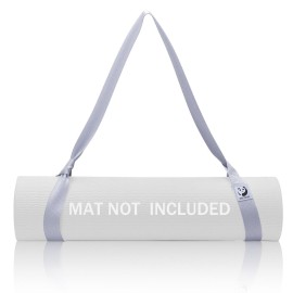 Slim Panda Yoga Mat Straps for Carrying, Adjustable Yoga Mat Carrier Sling Fits All Mats(Mat Not Included)(Light Grey)