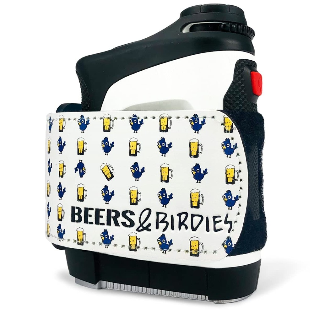 STICKIT Magnetic Rangefinder Strap | Strong Magnet Securely Holds to Golf Carts and Golf Clubs for Easy Access | Slim, Form Fitting, Size Adjustable