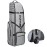 Partage Golf Travel Bag with Wheels, Golf Travel Case for Airlines, 900D Heavy Duty Oxford -Gray