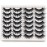 Losha False Lashes 14 Pairs Value Pack Fluffy Fake Eyelashes Natural Look 6D Handmade Reusable Eye Lashes Pack 2 Styles Mix