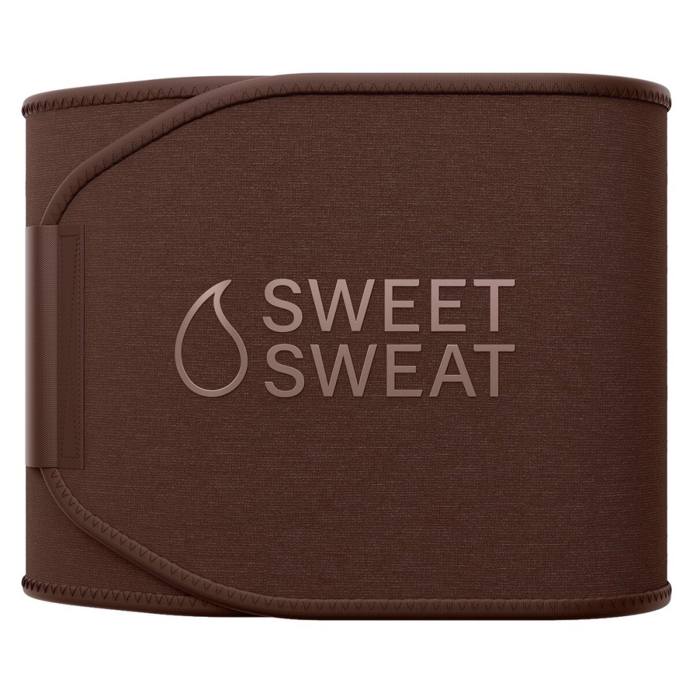Sports Research Sweet Sweat Toned Waist Trimmer for Women and Men | Premium Waist Trainer Belt to \'Tone\' your Stomach Area (Terra, Medium)