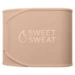 Sports Research Sweet Sweat Toned Waist Trimmer for Women and Men | Premium Waist Trainer Belt to \'Tone\' your Stomach Area (Stone, Medium)