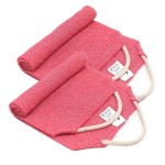 Evridwear Exfoliating Back Scrubber for Shower - Double-Sided Body Scrubber with Handles, Deep Clean, Massage & Exfoliate Back Washer for Men & Women, Invigorates Skin & Circulation