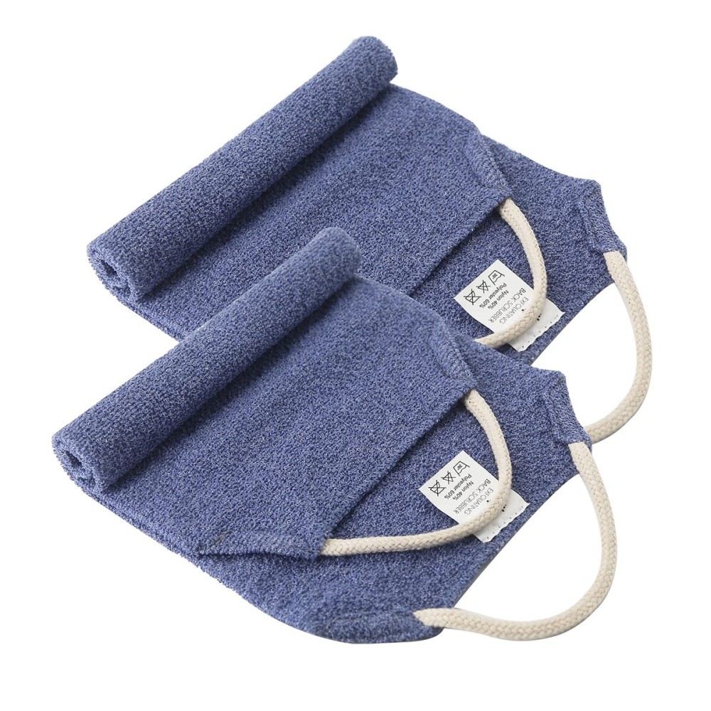 Evridwear Exfoliating Back Scrubber for Shower - Double-Sided Body Scrubber with Handles, Deep Clean, Massage & Exfoliate Back Washer for Men & Women, Invigorates Skin & Circulation