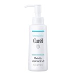 Curel Japanese Skin Care Makeup Cleansing Oil for Face, Oil-Based Makeup Remover for Dry, Sensitive Skin, Fragrance Free Facial Cleansing Oil, 5 Oz