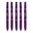 Winsky Purple Clip in Hair Extensions - 100% Real Human Hair Colored Girls Halloween Hair Pieces 5 Pieces/Set (18inch,Purple)