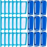 resplabs CPAP Filters Compatible with Philips DreamStation 1 CPAP Machine - 18 Disposable & 9 Reusable Filter Replacements - 27 Pack