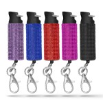 Guard Dog Security Bling it On Pepper Spray Keychain with Safety Twist Top Mini and Easy Carry Lightweight and Fashionable Maximum Police Strength OC Spray 16 Feet Range 0.5 fl oz