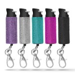 Guard Dog Security Bling it On Pepper Spray Keychain with Safety Twist Top Mini and Easy Carry Lightweight and Fashionable Maximum Police Strength OC Spray 16 Feet Range 0.5 fl oz