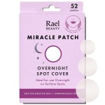 Rael Pimple Patches - Miracle Overnight Spot Cover, Thicker & Extra Adhesion, Hydrocolloid Acne Pimple Patch for Face, Zits & Blemishes, Korean Skin Care, 3 Sizes (52 Count)