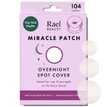 Rael Pimple Patches - Miracle Overnight Spot Cover, Thicker & Extra Adhesion, Hydrocolloid Acne Pimple Patch for Face, Zits & Blemishes, Korean Skin Care, 3 Sizes (104 Count)