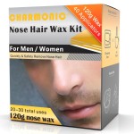 120g Wax Nose Wax Kit, Nose Hair Wax Kit with 40 Applicators, Quick & Painless Nose Waxing Kit for Men and Women, Nose Hair Remover Kits Used 20 Times Usage