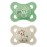 MAM Original Matte Baby Pacifiers, Binky for 0-6 Months, BPA-Free Silicone Nipple, Easy to Clean, Best for Newborn Babies, Developed with Medical Experts, 2 Count Binkies with Sterilizer Case