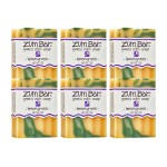 Zum Indigo Wild Goat\'s Milk Soap Bar - Bar Soap for Hands & Body Made with Essential Oils - 3 oz - Lemongrass (6 Pack)