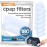 resplabs CPAP Filters Compatible with ResMed AirSense 10, AirCurve 10, S9 Machines - Standard Replacement Filter (180-Pack)