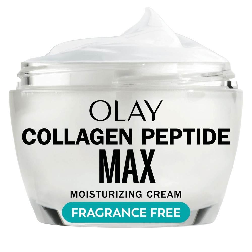 Olay Collagen Peptide Face Moisturizer, Firming Cream for Women, Fragrance-Free, Non-Greasy - Hydrating, Anti-Aging, Anti-Wrinkle, Smoothing of Fine Lines, Tightening Skin Care - Niacinamide, 1.7 Oz