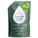Puracy Foaming Hand Soap Refill - Plant-Powered Natural Hand Soap As Seen on TikTok, Non-Toxic, Sulfate-Free Liquid Soap, Moisturizing Foam Handwash Liquid (Cucumber & Mint, 48 fl oz)
