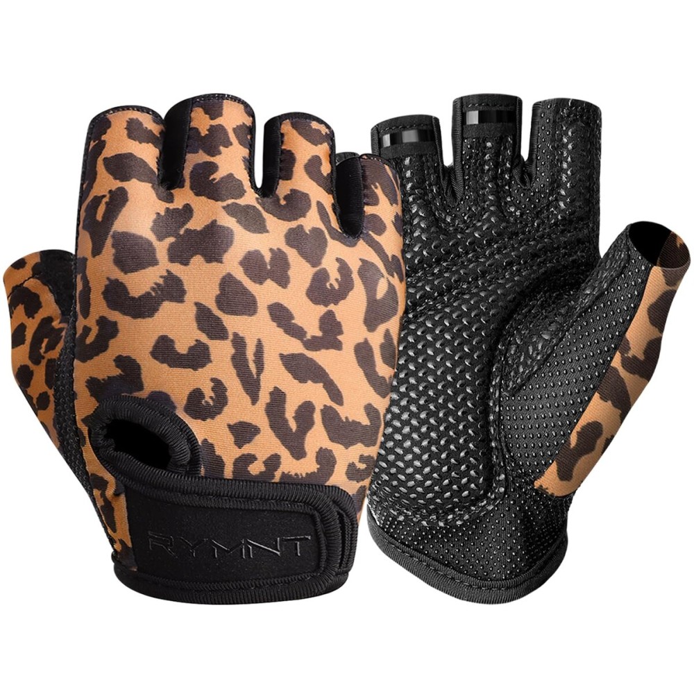 ZEROFIRE Workout Gloves for Women Men - Weight Lifting Gloves with Full Palm Protection & Extra Grip for Women Gym, Weightlifting, Weight Lift, Rowing, Exercise, Sport, Cycling.Leopard-XSmall