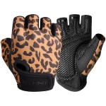 ZEROFIRE Workout Gloves for Women Men - Weight Lifting Gloves with Full Palm Protection & Extra Grip for Women Gym, Weightlifting, Weight Lift, Rowing, Exercise, Sport, Cycling.Leopard-XSmall