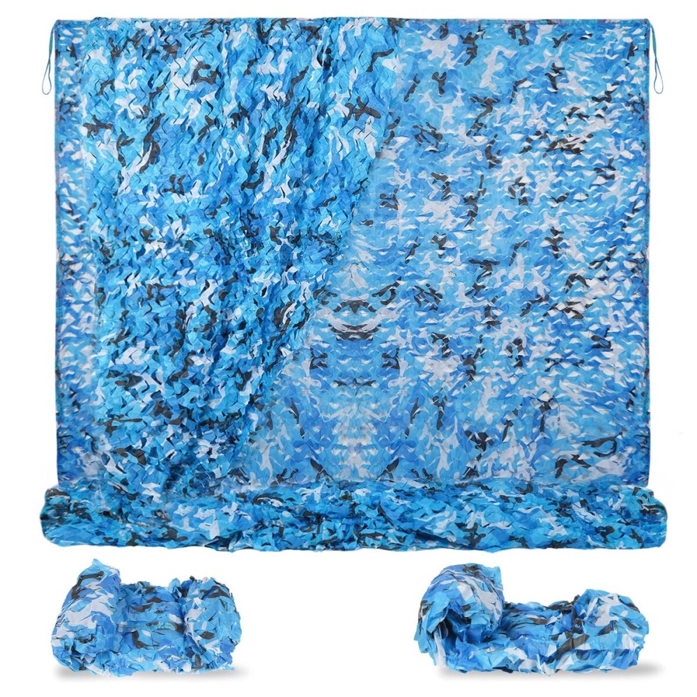 Sposuit Camo Netting - Camouflage Net Bulk Roll for Hunting Military, Party Decorations,Sunshade, Camping Ghillie Netting