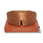 DROWSY Silk Sleep Mask - Face-Hugging, Padded Cocoon for Luxury Sleep in Total Darkness - 100% Pure Mulberry Silk (Tuscan Kiss)