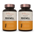 MoveWell by LiveConscious Glucosamine Chondroitin with MSM, Hyaluronic Acid, and More | Joint Health Supplement (2-Pack)