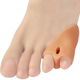Chiroplax Tailor\'s Bunion Corrector Pads Bunionette Pain Relief Pinky Little Toe Straightener Separator Cushion Splint Protector Shield Spacer Cover Guard (4 Pads, Shims - Large)
