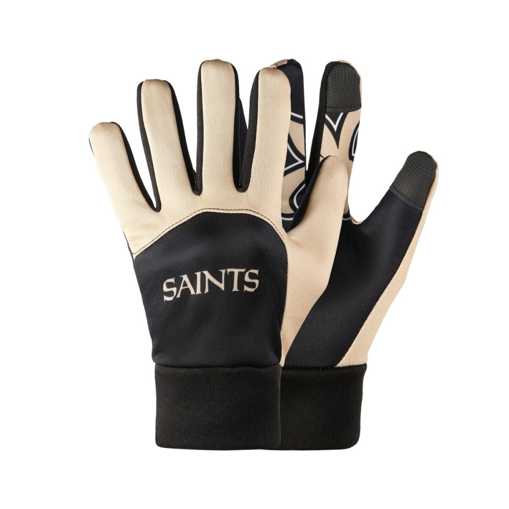 FOCO New Orleans Saints NFL Palm Logo Texting Gloves