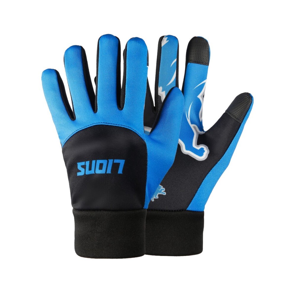 FOCO Detroit Lions NFL Palm Logo Texting Gloves